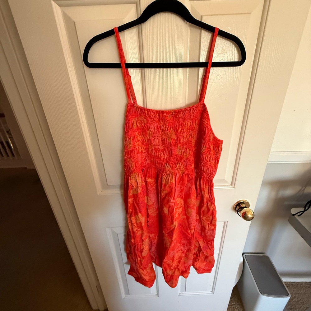 Universal Thread Coral Orange Mini Dress